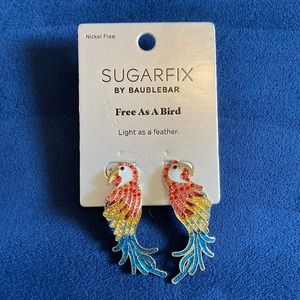 Free as a bird parrot earrings